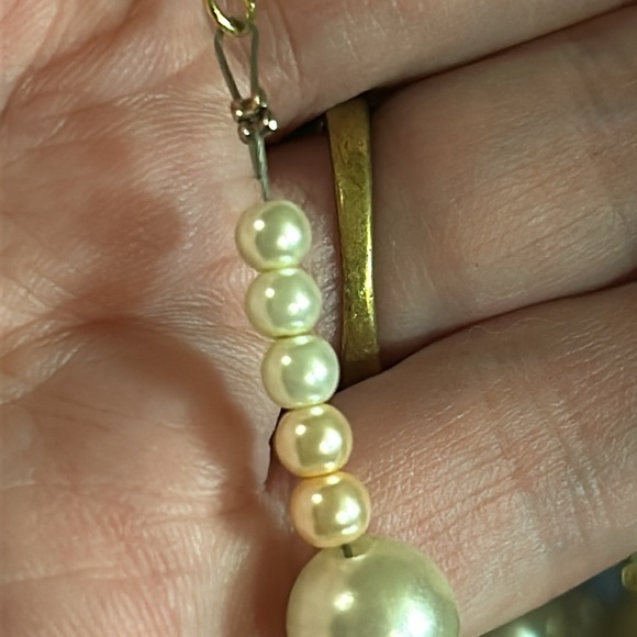 Gold & Pearl Style Bride bracelet - Picture 7 of 13